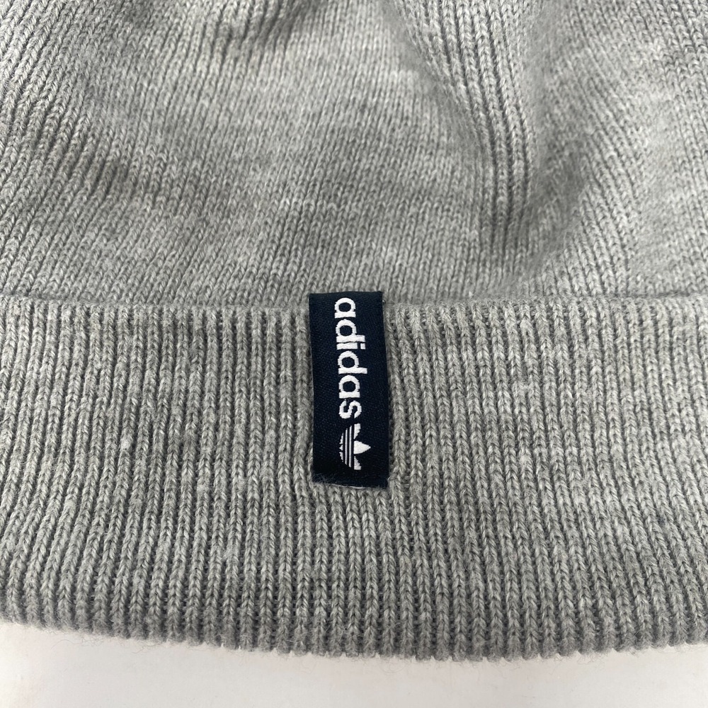 Adidas Men's Cuffed Winter Beanie Hat Cap‎ Gray - Picture 2 of 4